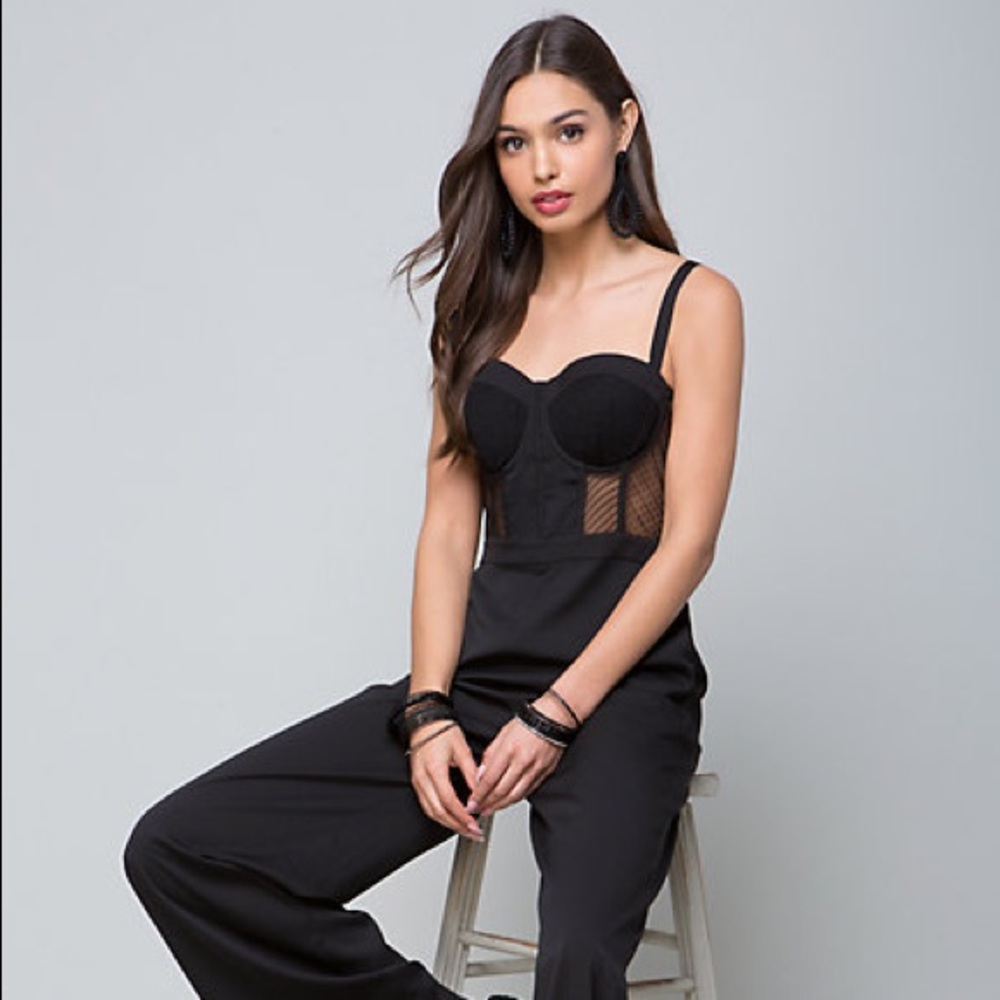 🌹Bebe Bustier Jumpsuit 🌹